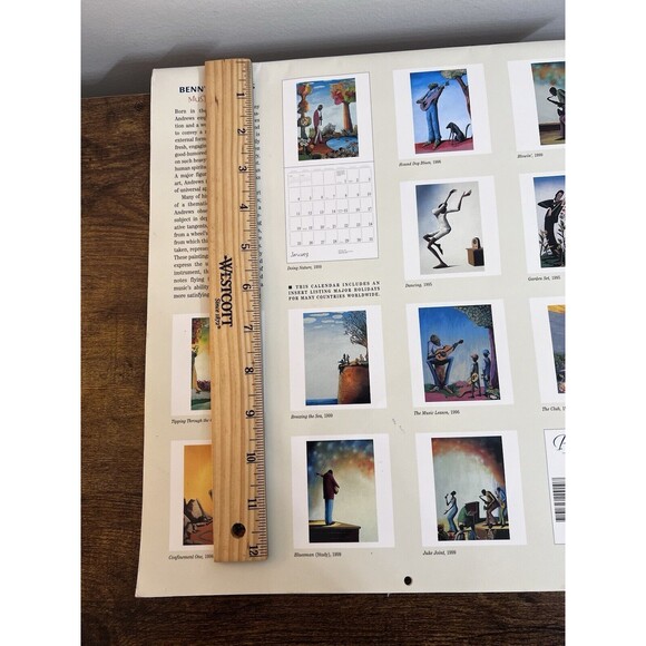 African American Black Jazz Blues Wall Calendar 2004 Art Prints Benny Andrews - Picture 9 of 10